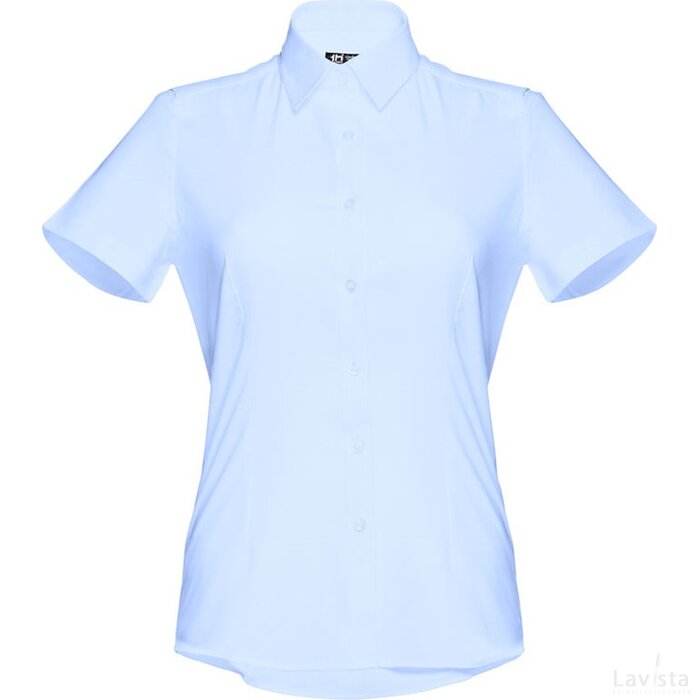 Thc London Women Oxford Hemd Voor Vrouwen Licht Blauw