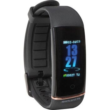 Smart Fitness armband zwart