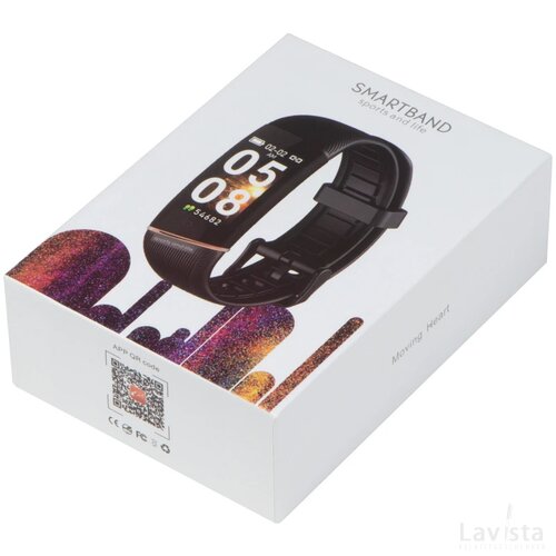 Smart Fitness armband zwart