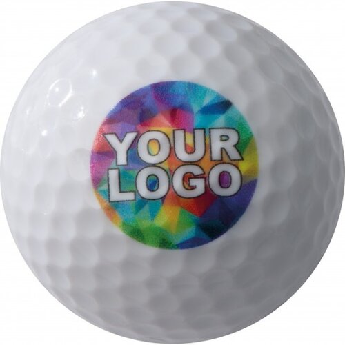 Golfballen in doosje Wit