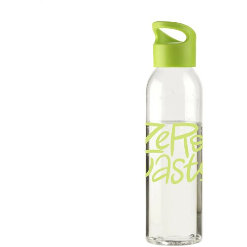 Tritan Kunststof Waterfles Transparant/Groen 650 ml