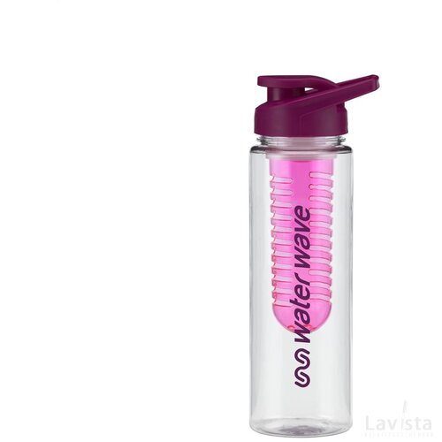 Tritan kunststof waterfles met infuser (700 ml) Roze