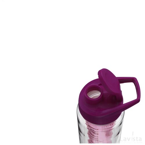 Tritan kunststof waterfles met infuser (700 ml) Roze