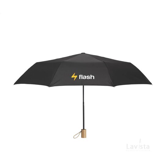 Rpet Mini Umbrella Opvouwbare Paraplu Zwart