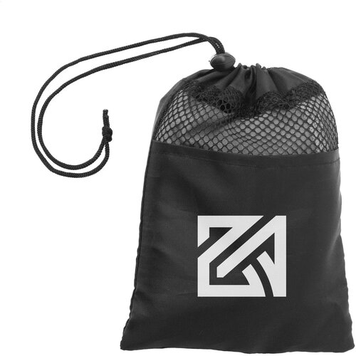 Sneldrogende handdoek in pouch Grijs