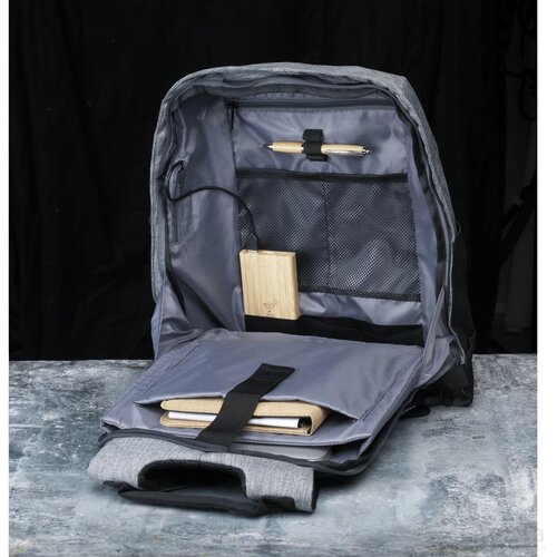 Jayden Rfid Backpack Rugzak Donkergrijs