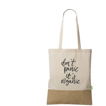 Combi Organic Shopper (160 G/M²) Tas Naturel Combi Organic Shopper (160 G/M²) Tas Naturel