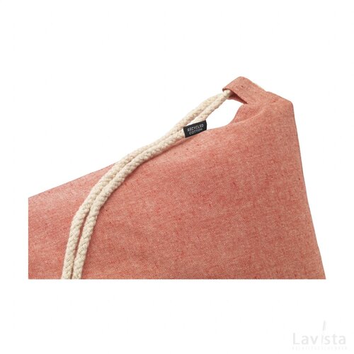 Recycled Cotton Promobag Rugzak Rood