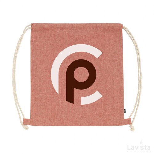Recycled Cotton Promobag Rugzak Rood