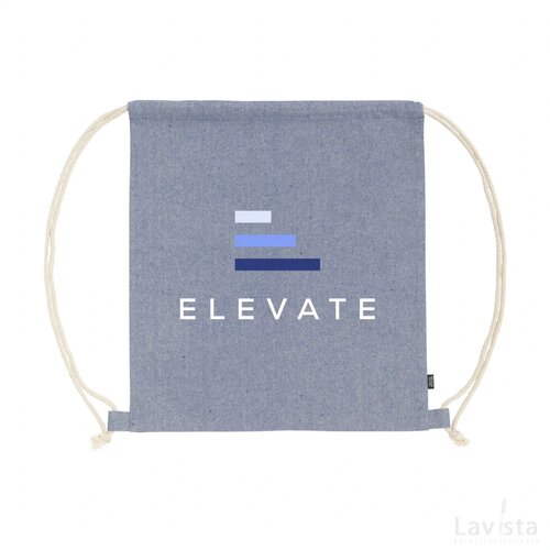 Recycled Cotton Promobag Rugzak Blauw