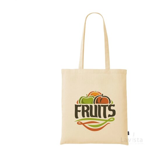 Recycled Cotton Shopper (180 G/M²) Tas Beige