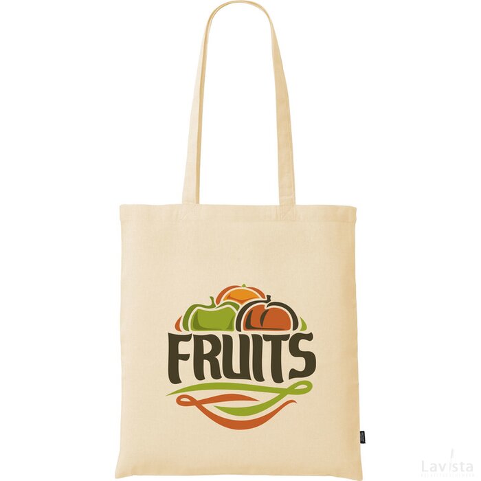 Recycled Cotton Shopper (180 G/M²) Tas Beige