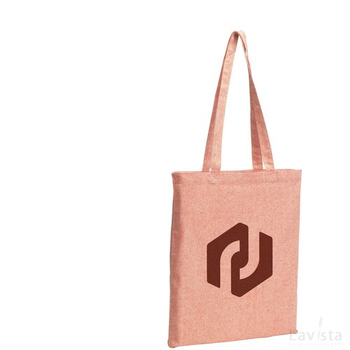 Recycled Cotton Shopper (180 G/M²) Tas Rood