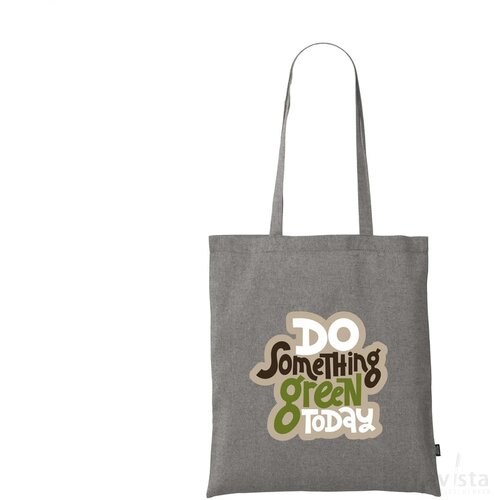 Recycled Cotton Shopper (180 G/M²) Tas Zwart