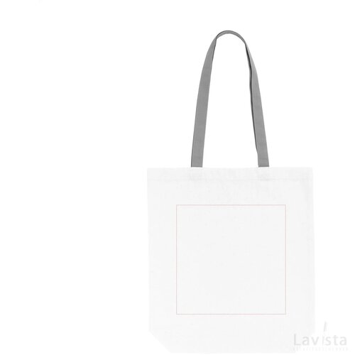 Canvas Shoppy Colour (220 G/M²) Tas Zwart