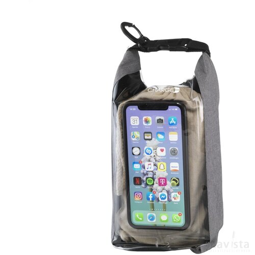 Drybag Mini Waterdichte Tas Lichtgrijs