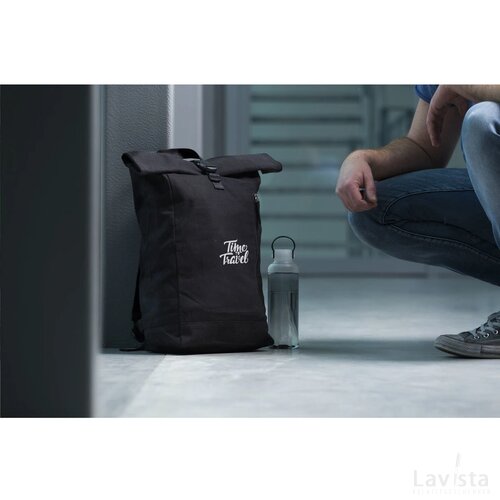 Nolan Canvas Rugzak Zwart