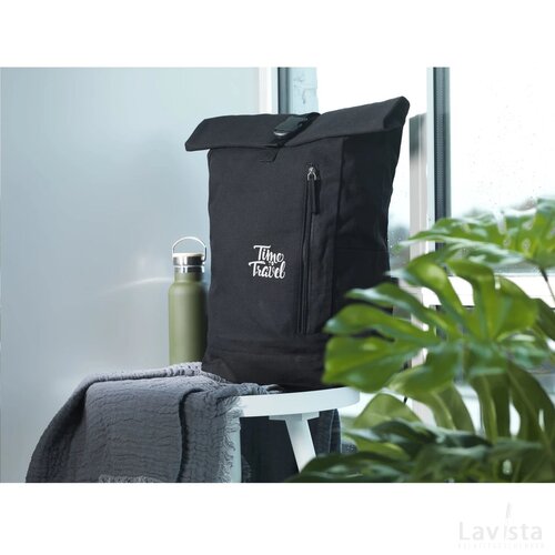 Nolan Canvas Rugzak Zwart