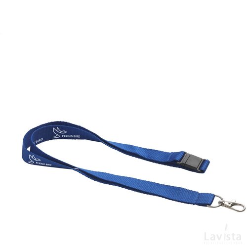 Lanyard Safety 2 Cm Rpet Keycord Blauw