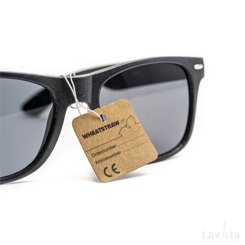 Malibu Eco Wheatstraw Tarwestro Zonnebril Zwart