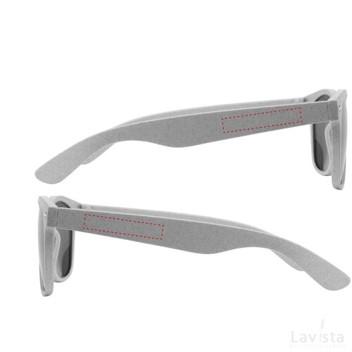 Malibu Eco Wheatstraw Tarwestro Zonnebril Zwart