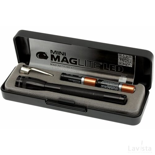 Mini Maglite LED 2 cell AAA Zaklamp zwart