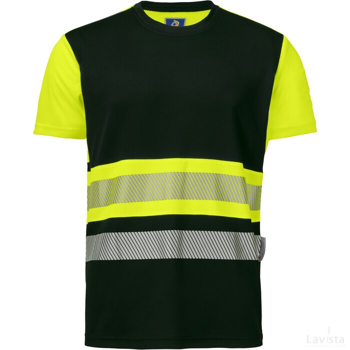 Heren projob 6020 t-shirt geel/zwart