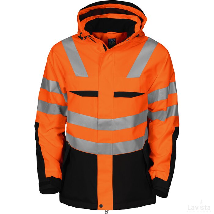 Heren projob 6418 padded jacket oranje/zwart