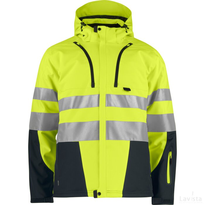 Heren projob 6420 padded jacket geel/zwart