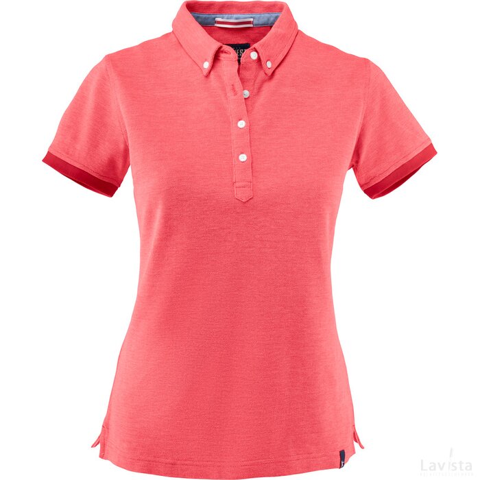 Vrouwen harvest larkford lady polo rood mêlee