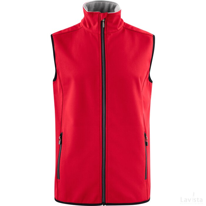 Heren printer trial vest jacket rood