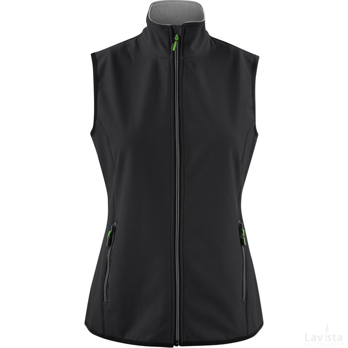 Vrouwen printer trial vest lady jacket zwart