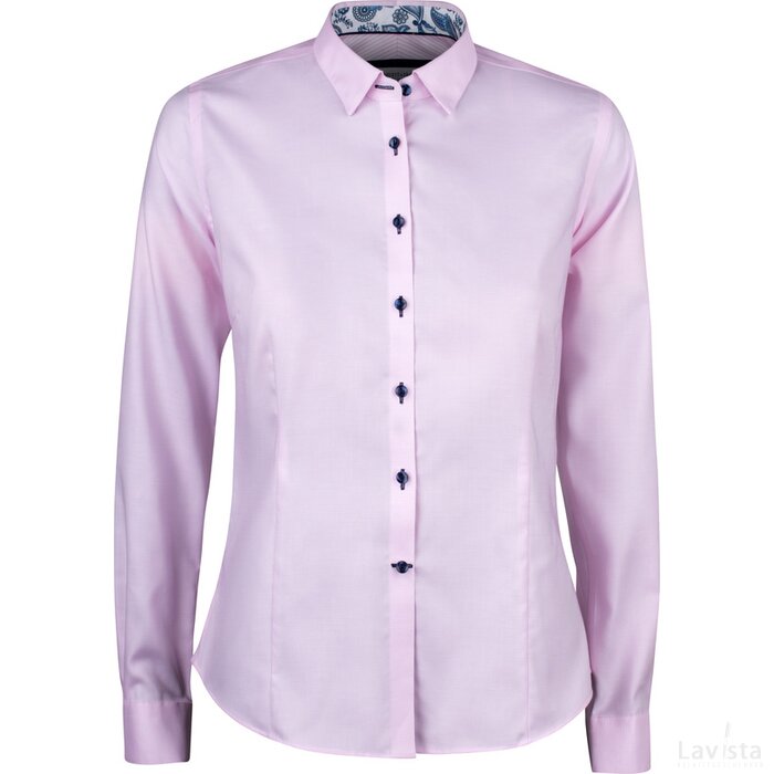 Vrouwen j. harvest & frost purple bow 145 woman shirt roze