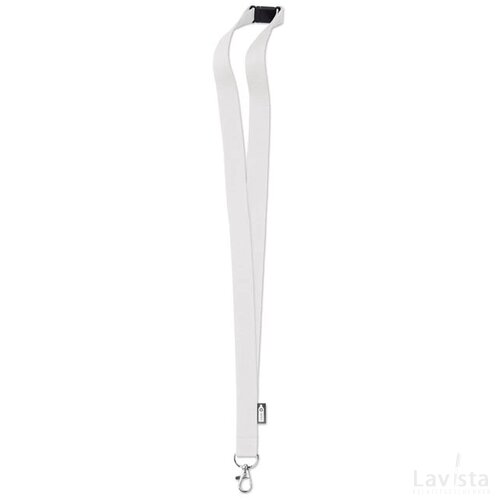Rpet lanyard Lany rpet wit