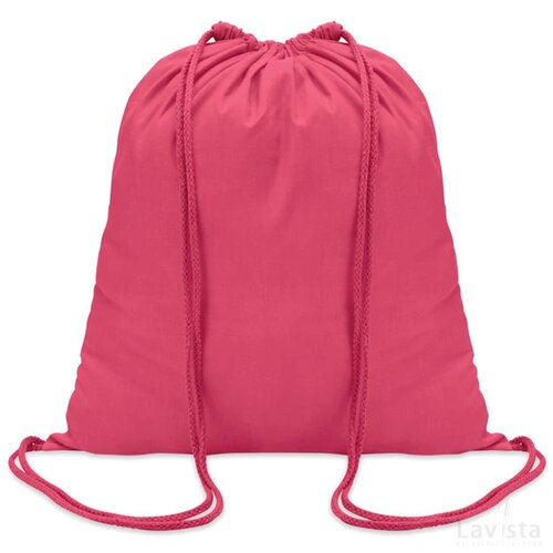 Katoenen rugzak Colored fuchsia