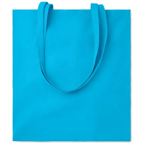 Katoenen boodschappentas Cottonel colour + turquoise