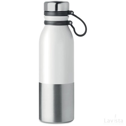 Dubbelwandige drinkfles 600 ml Iceland wit