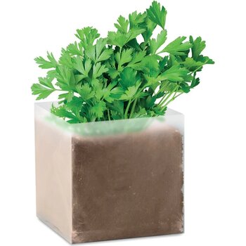 Compost met peterselie zaadjes Parsely beige