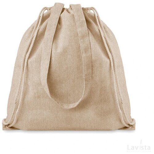 Rugzakje met koord Moira duo beige