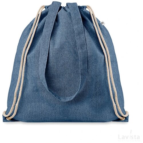 Rugzakje met koord Moira duo royal blauw