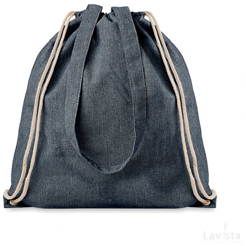 Rugzakje met koord Moira duo blauw