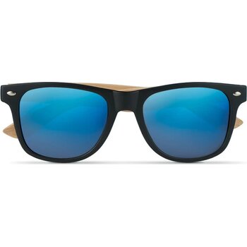 Zonnebril met bamboe frame California touch blauw