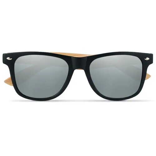 Zonnebril met bamboe frame Zilver