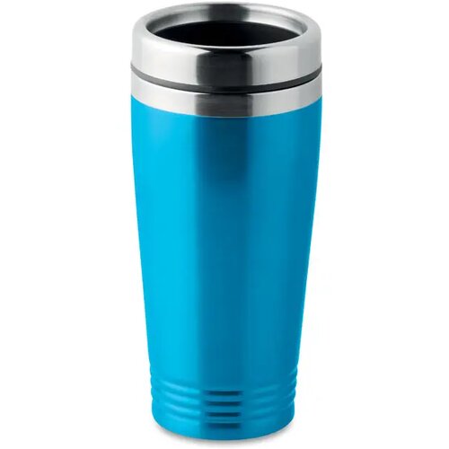 Dubbelwandige thermosbeker Turquoise 400 ml