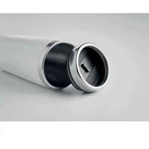 Dubbelwandige thermosbeker Wit 400 ml
