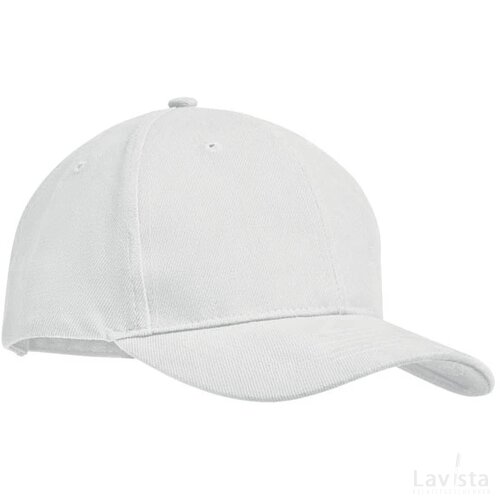 Brushed cotton basebal cap Tekapo wit