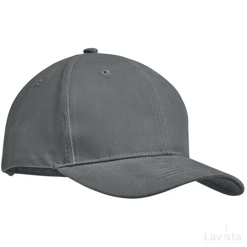 Brushed cotton basebal cap Tekapo grijs