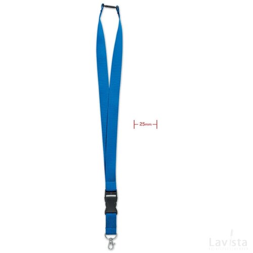 Lanyard 25mm Wide lany royal blauw
