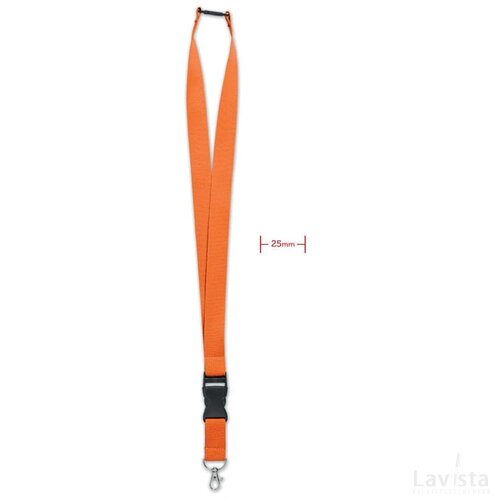 Lanyard 25mm Wide lany oranje