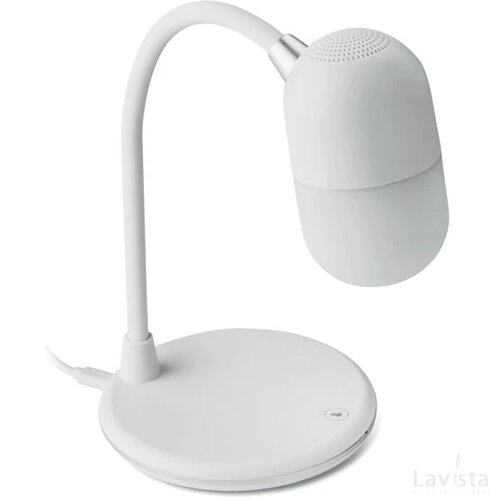 Draadloze speakerlamp Capusla wit